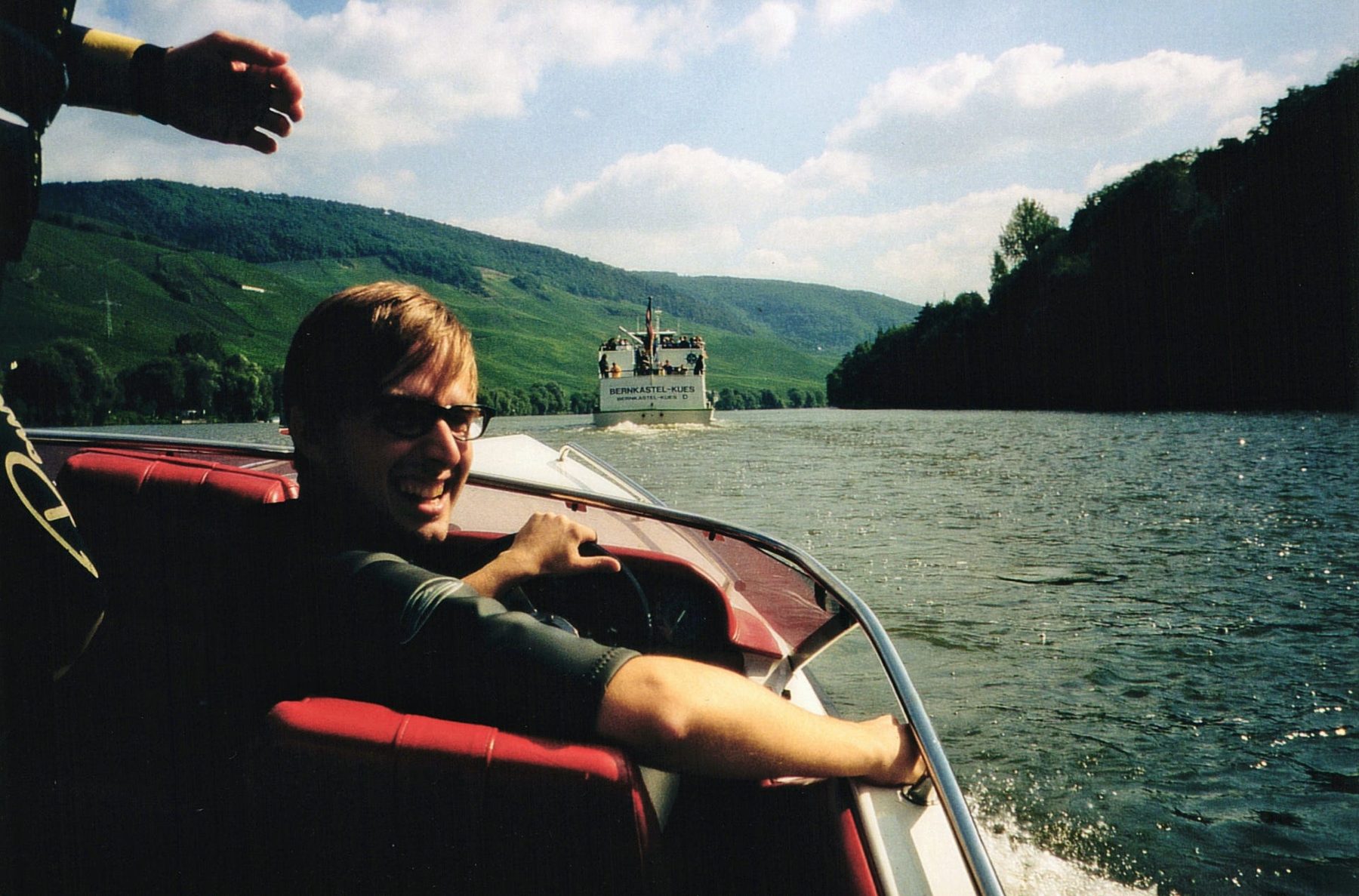 Im Boot auf der Mosel, 1990