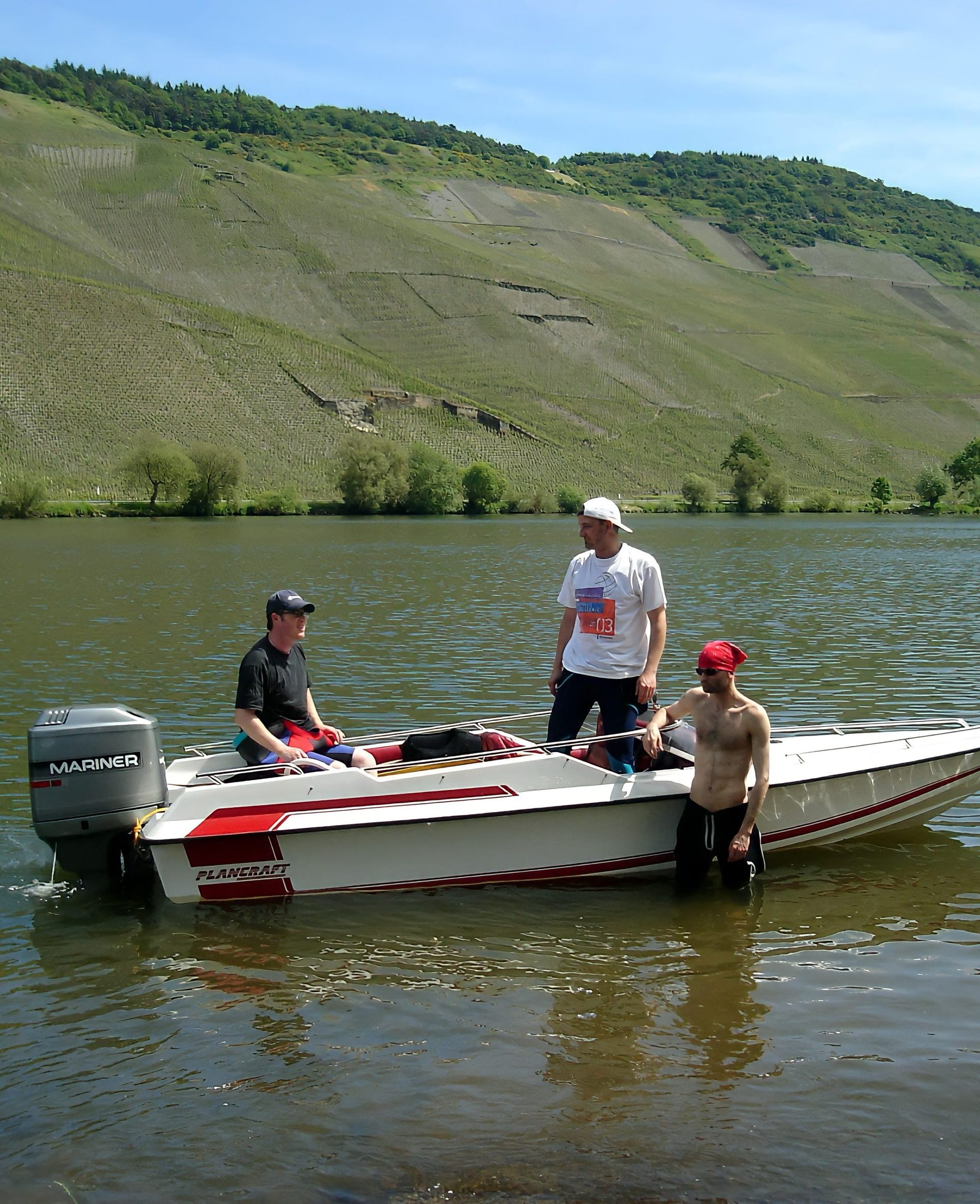 Im Boot auf der Mosel, 2005